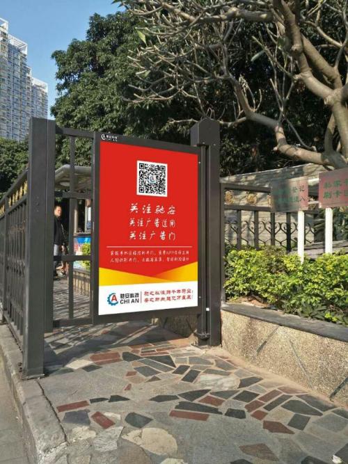 咸阳长武县人行通道喷塑广告单门